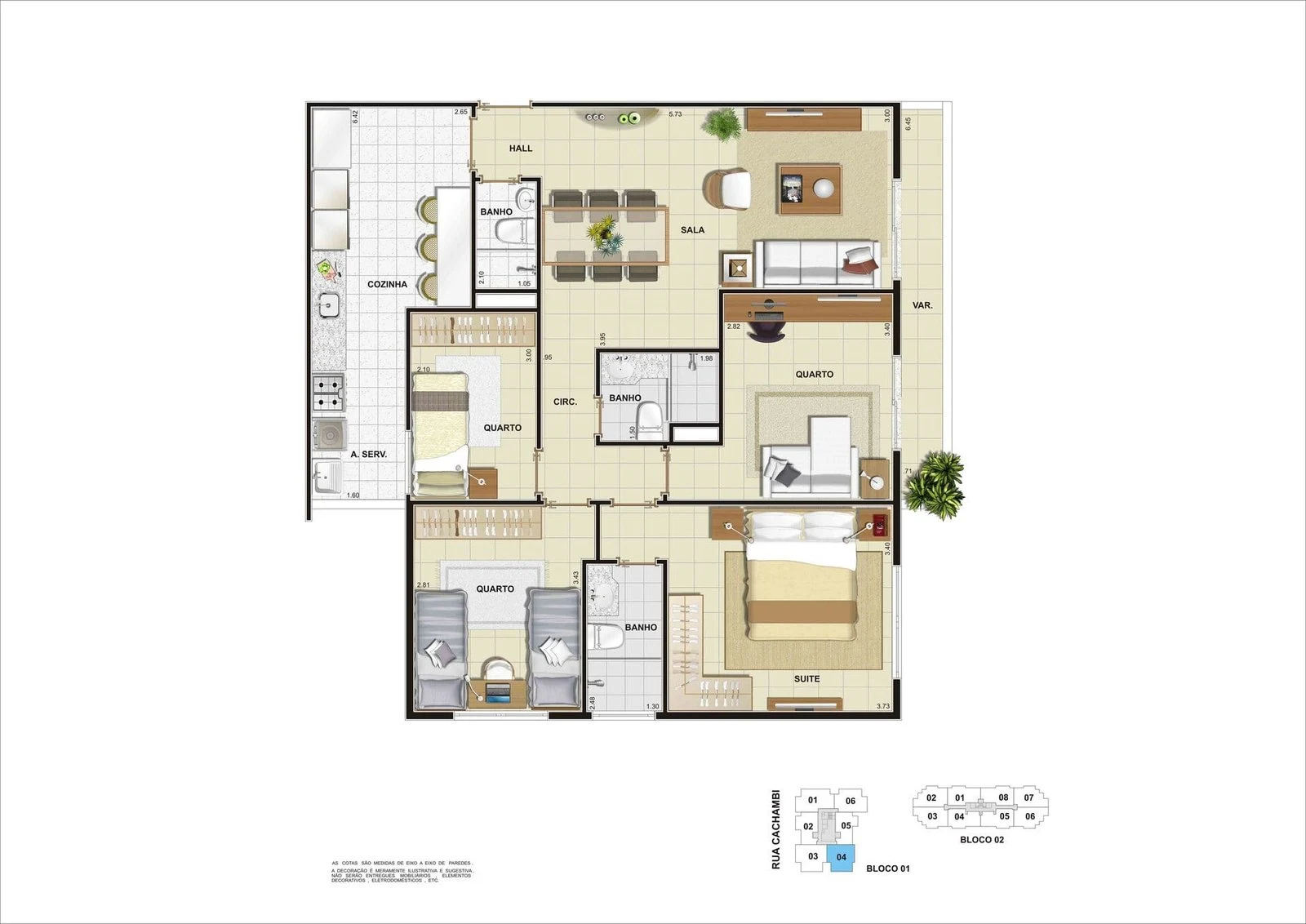 Planta do empreendimento