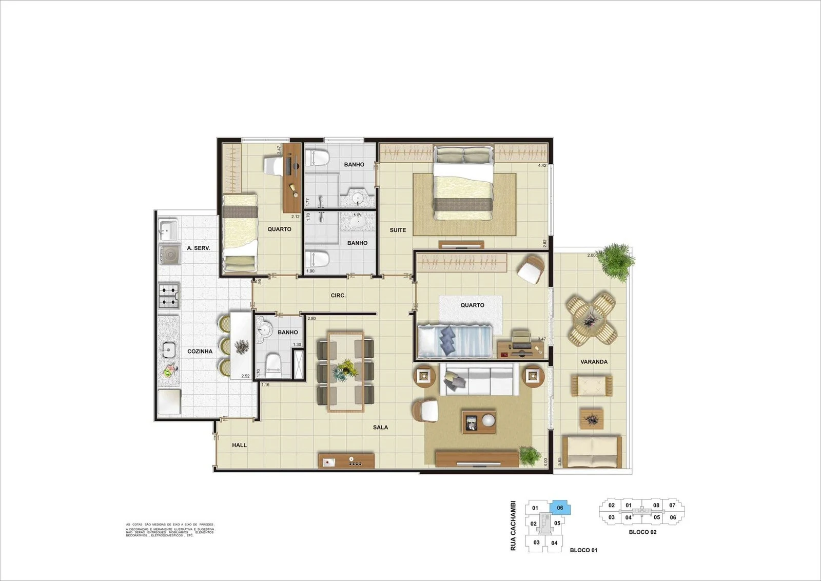 Planta do empreendimento