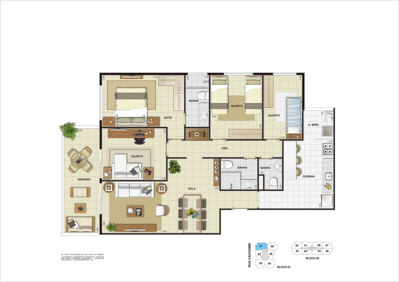 Planta do empreendimento