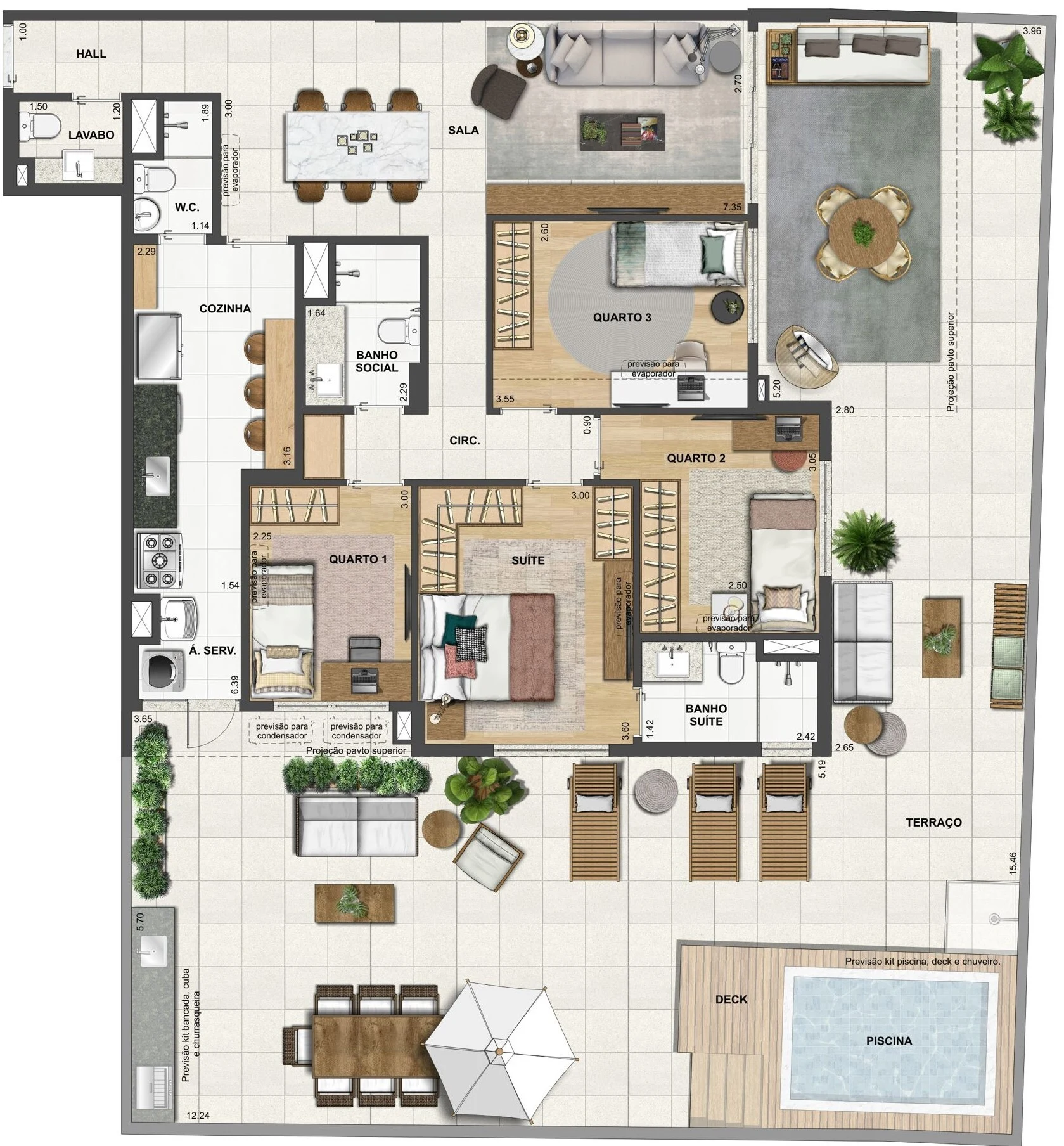 Planta do empreendimento