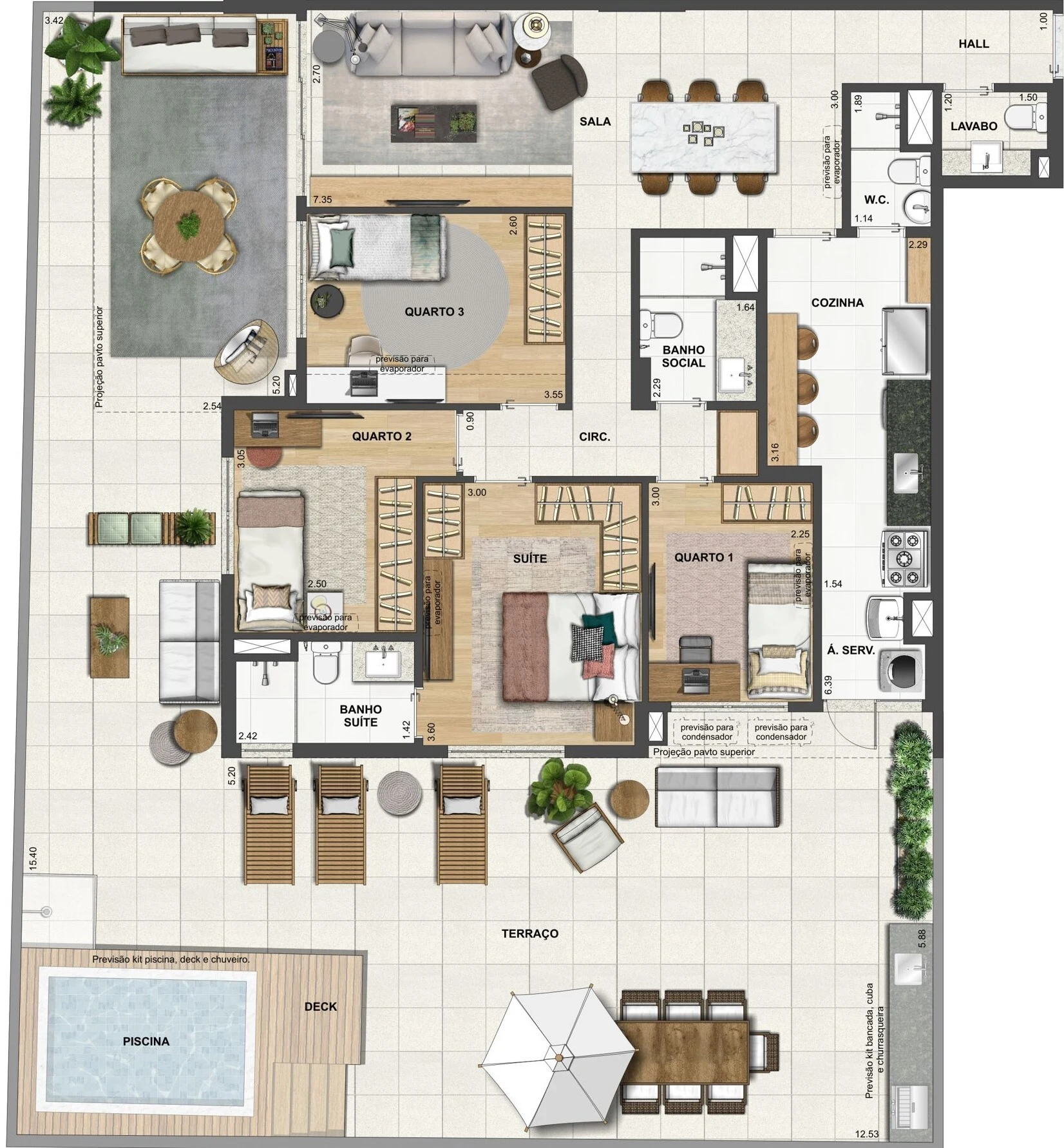 Planta do empreendimento