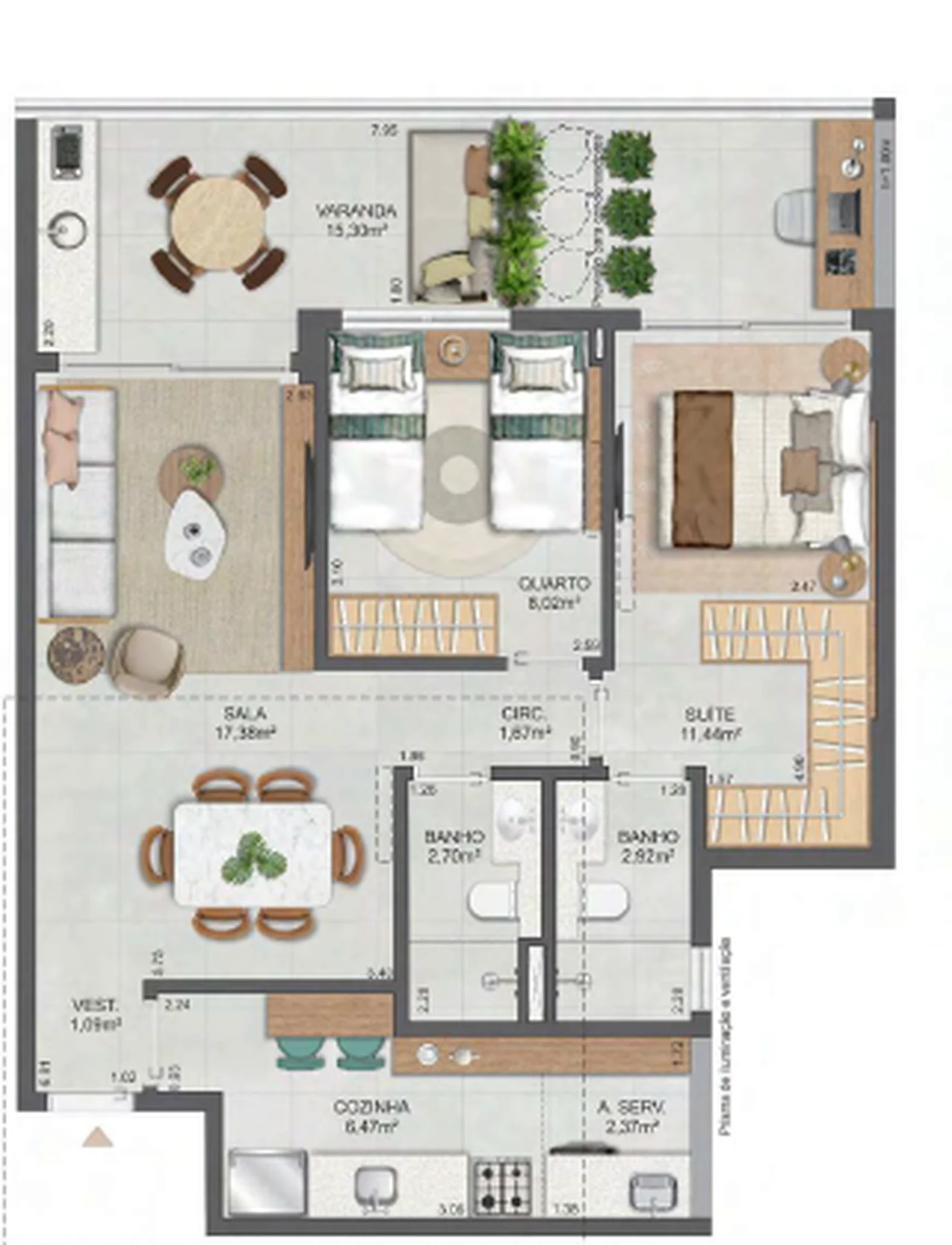 Planta do empreendimento