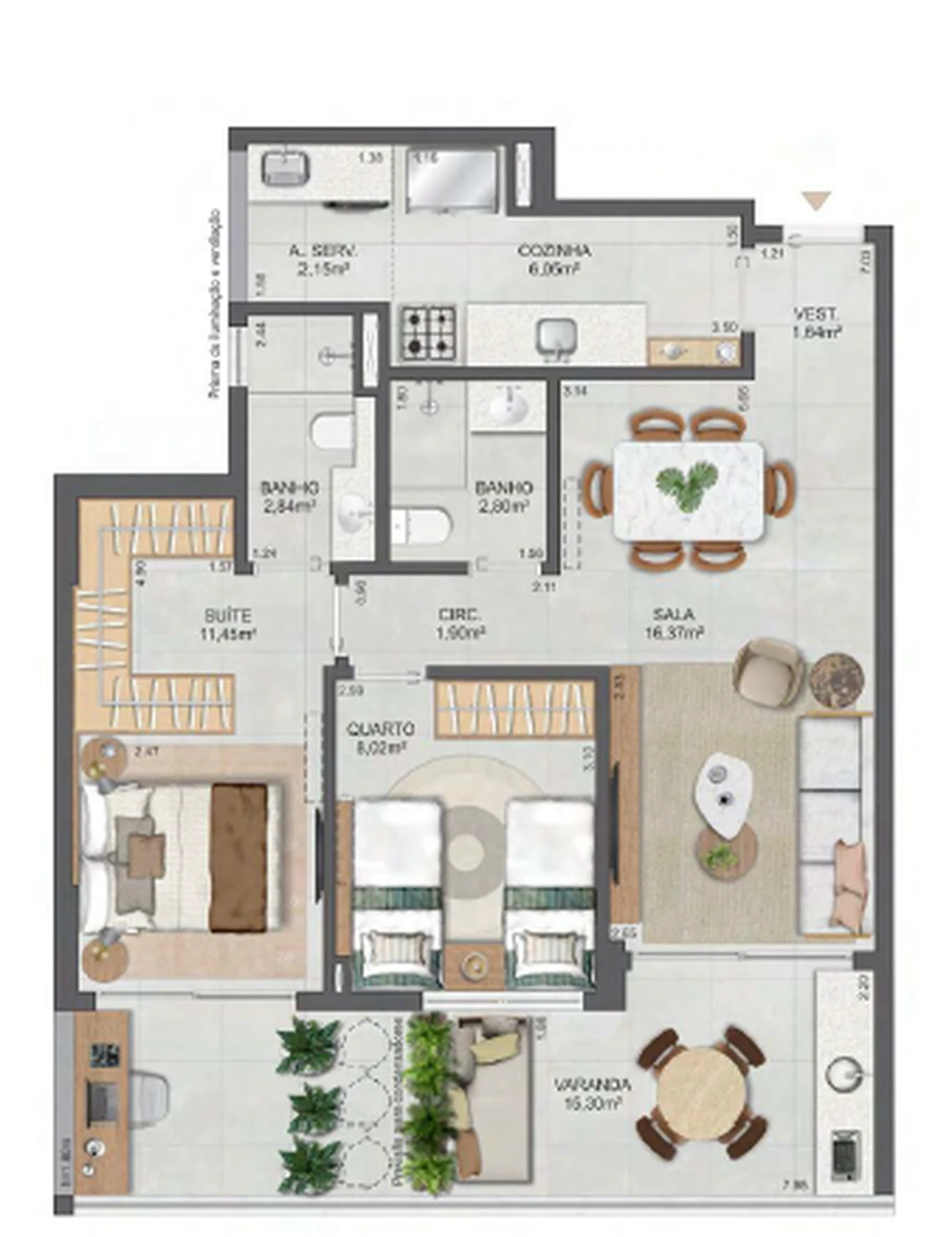 Planta do empreendimento