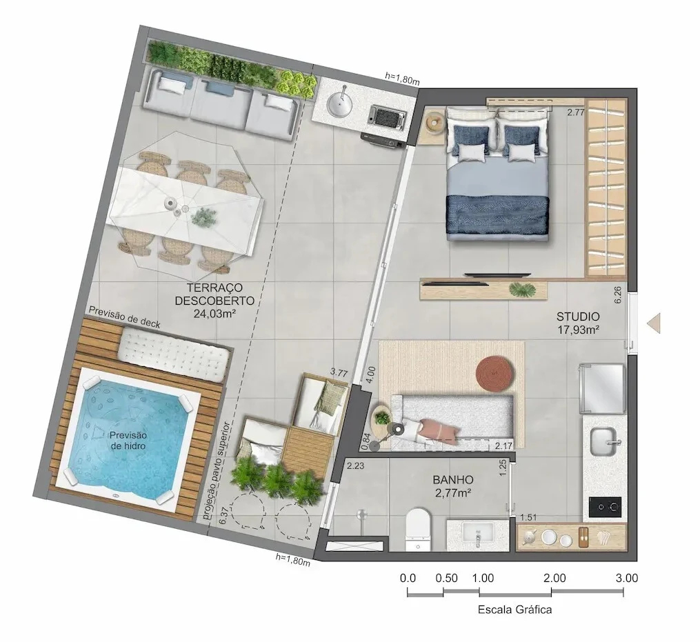 Planta do empreendimento