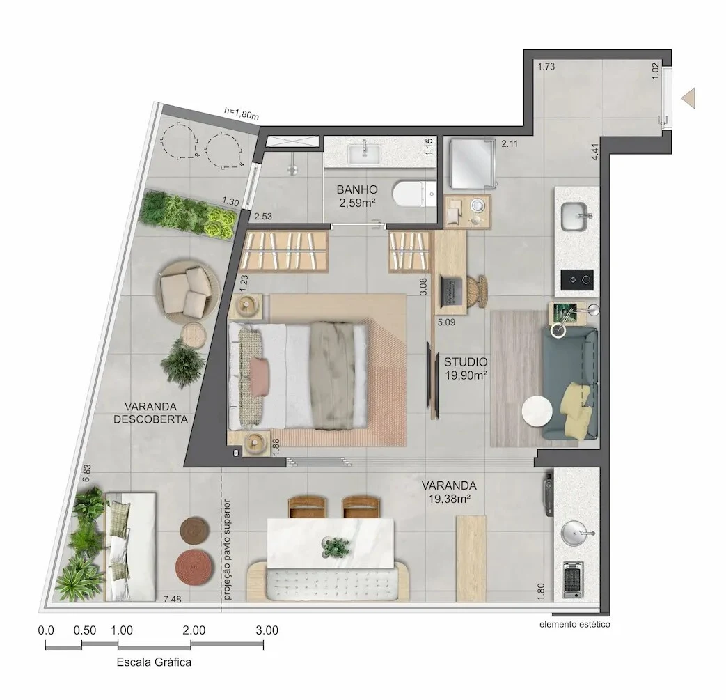 Planta do empreendimento