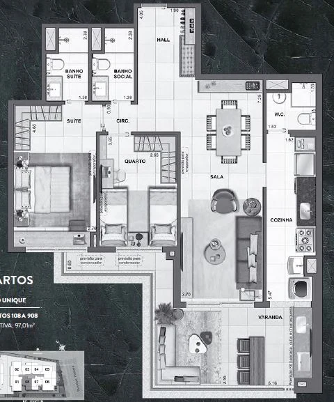 Planta do empreendimento