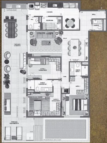 Planta do empreendimento