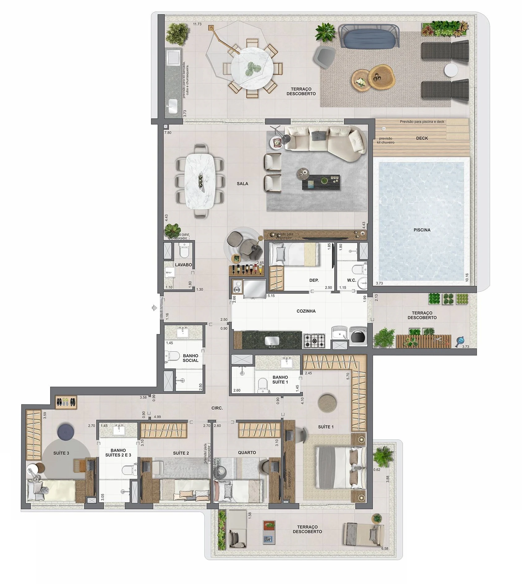 Planta do empreendimento