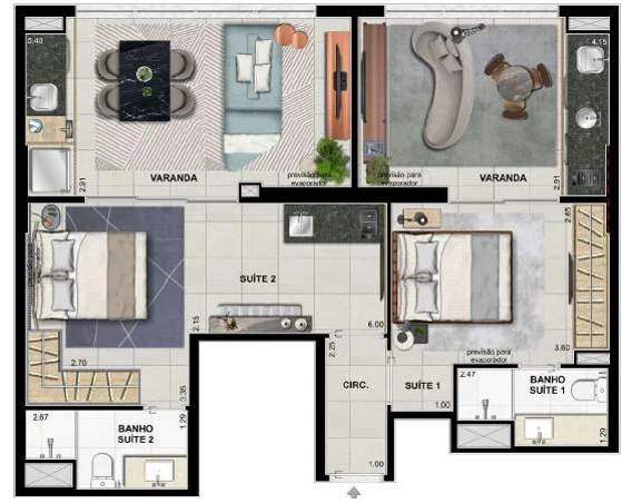 Planta do empreendimento