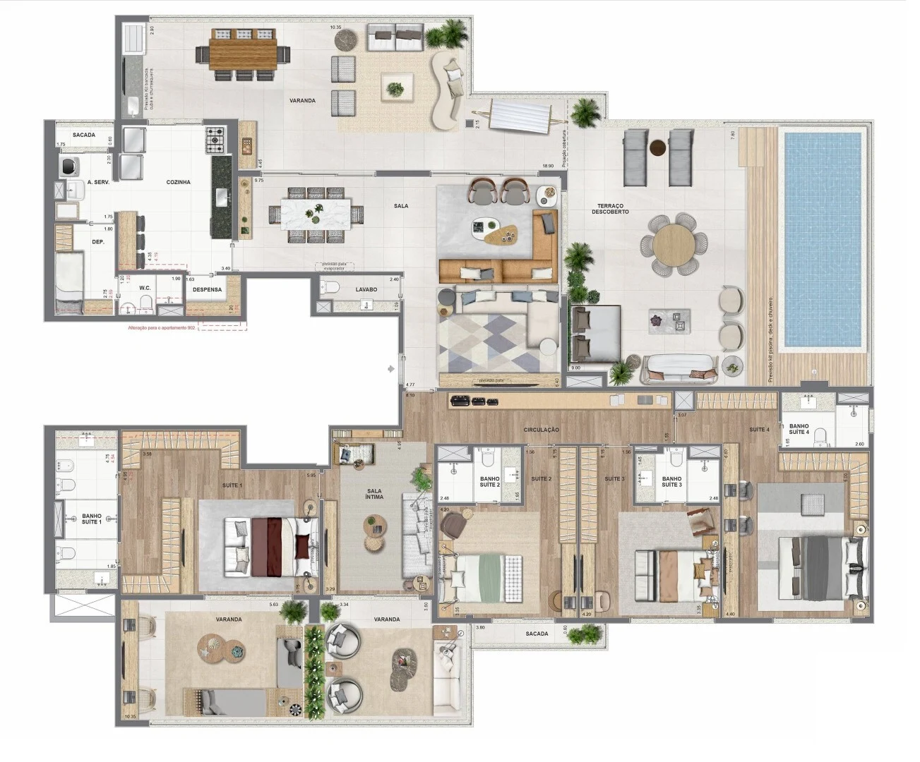 Planta do empreendimento