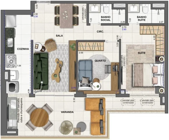 Planta do empreendimento