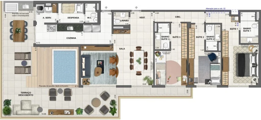 Planta do empreendimento