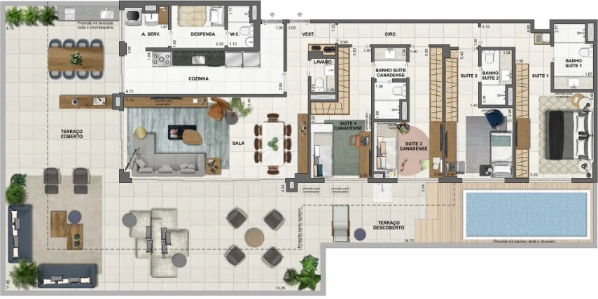 Planta do empreendimento
