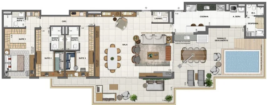 Planta do empreendimento