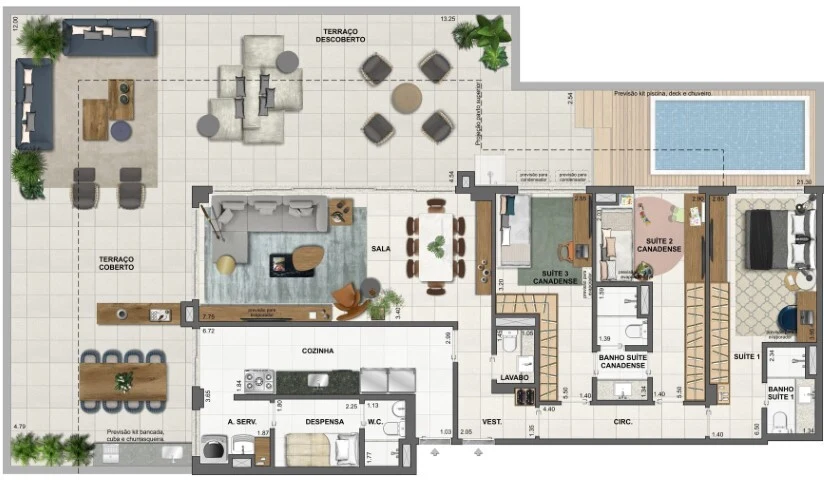 Planta do empreendimento