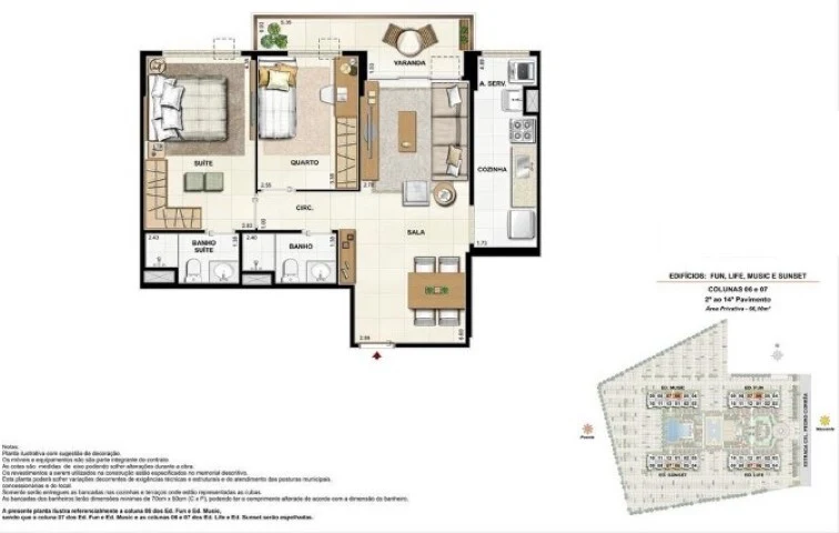 Planta do empreendimento
