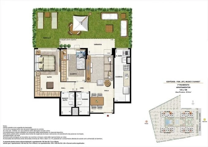 Planta do empreendimento