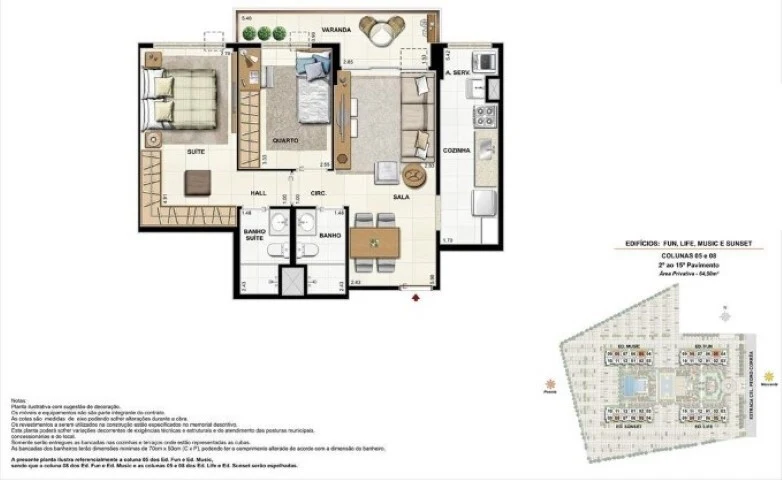 Planta do empreendimento