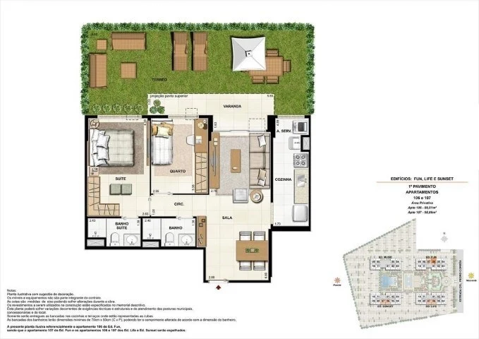 Planta do empreendimento