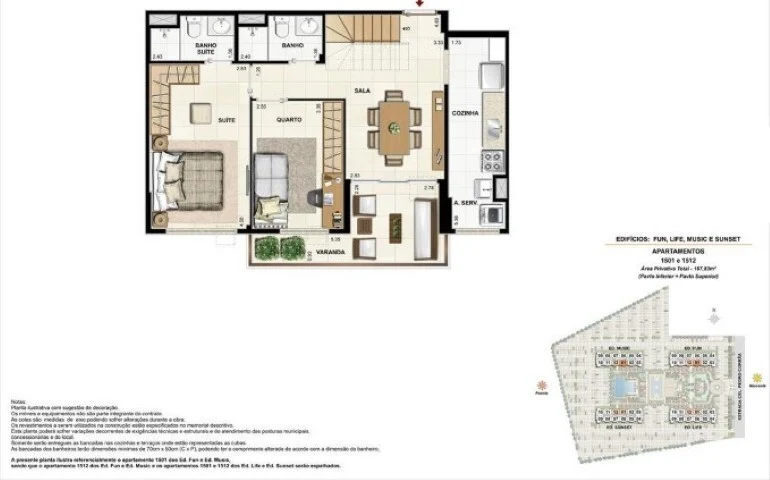 Planta do empreendimento