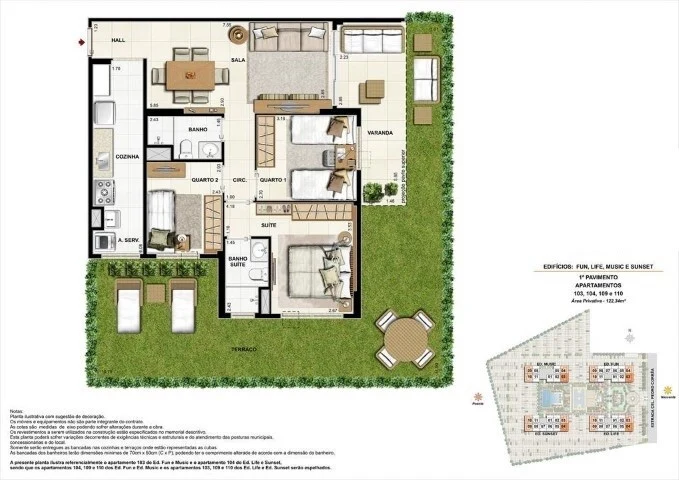 Planta do empreendimento