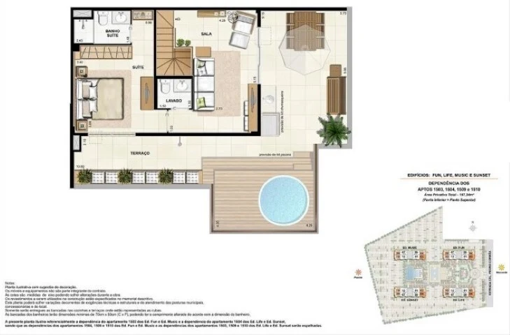 Planta do empreendimento