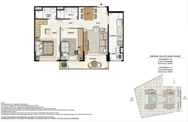 Planta do empreendimento
