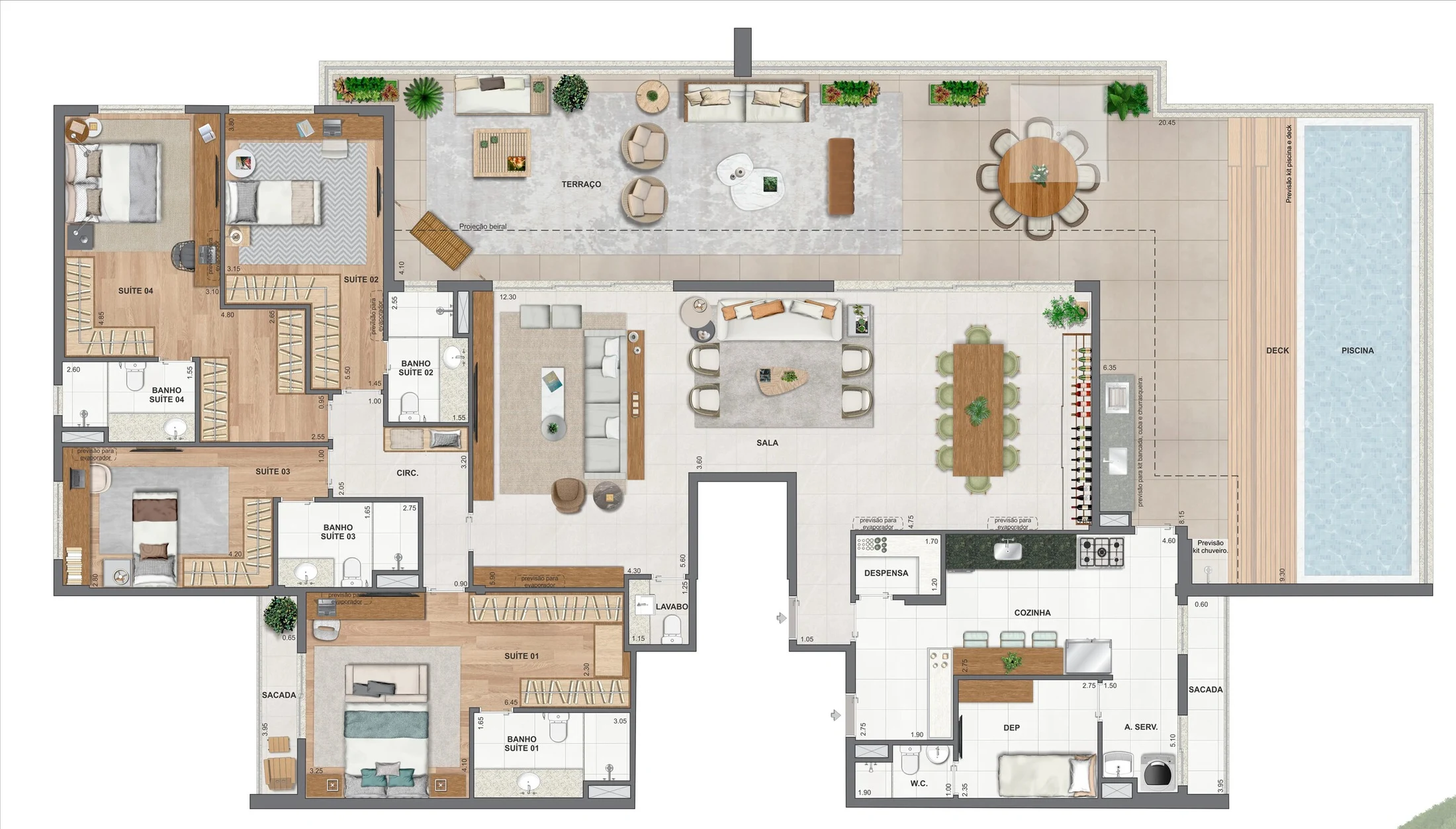 Planta do empreendimento
