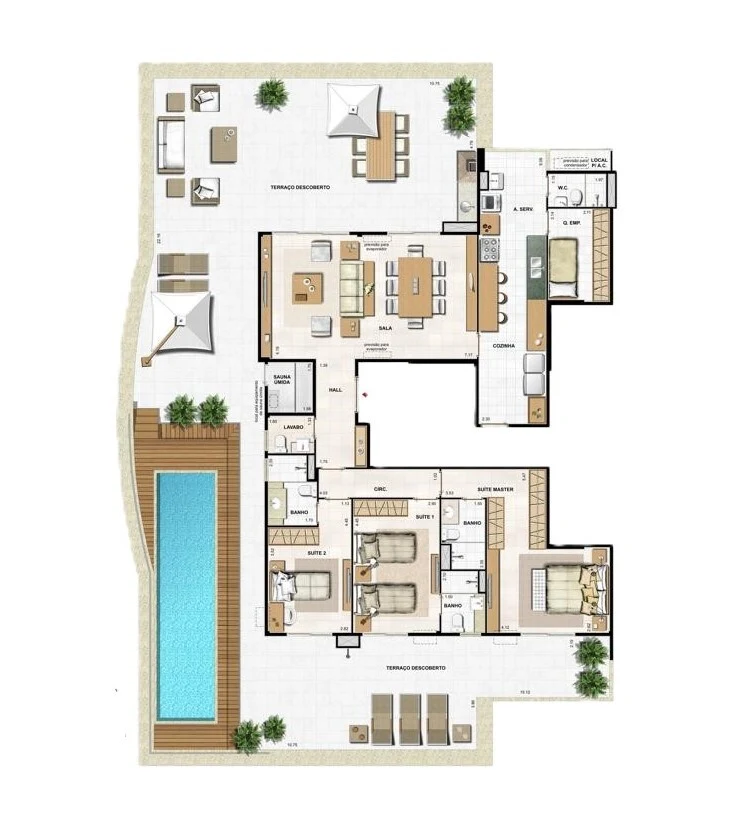 Planta do empreendimento