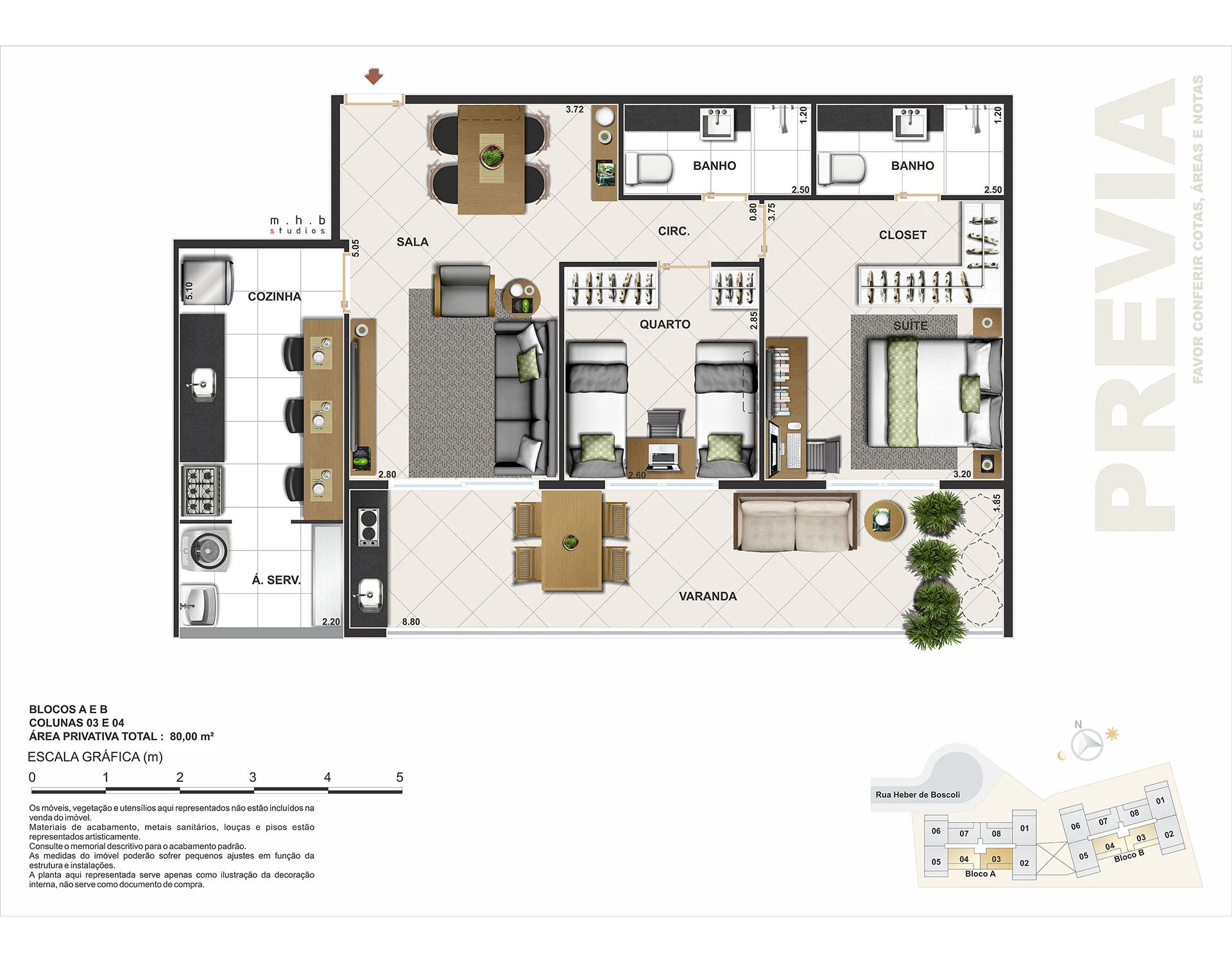 Planta do empreendimento