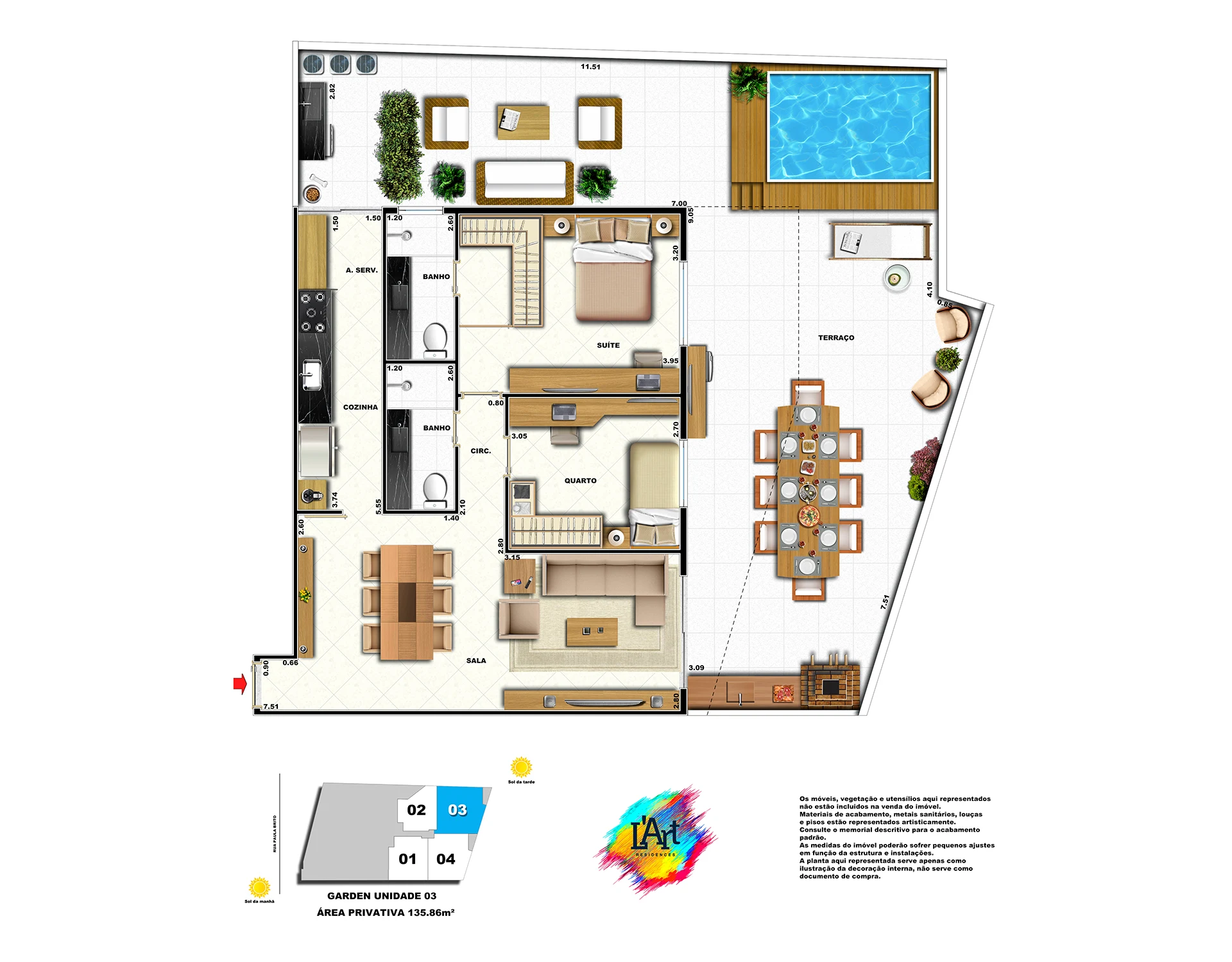 Planta do empreendimento