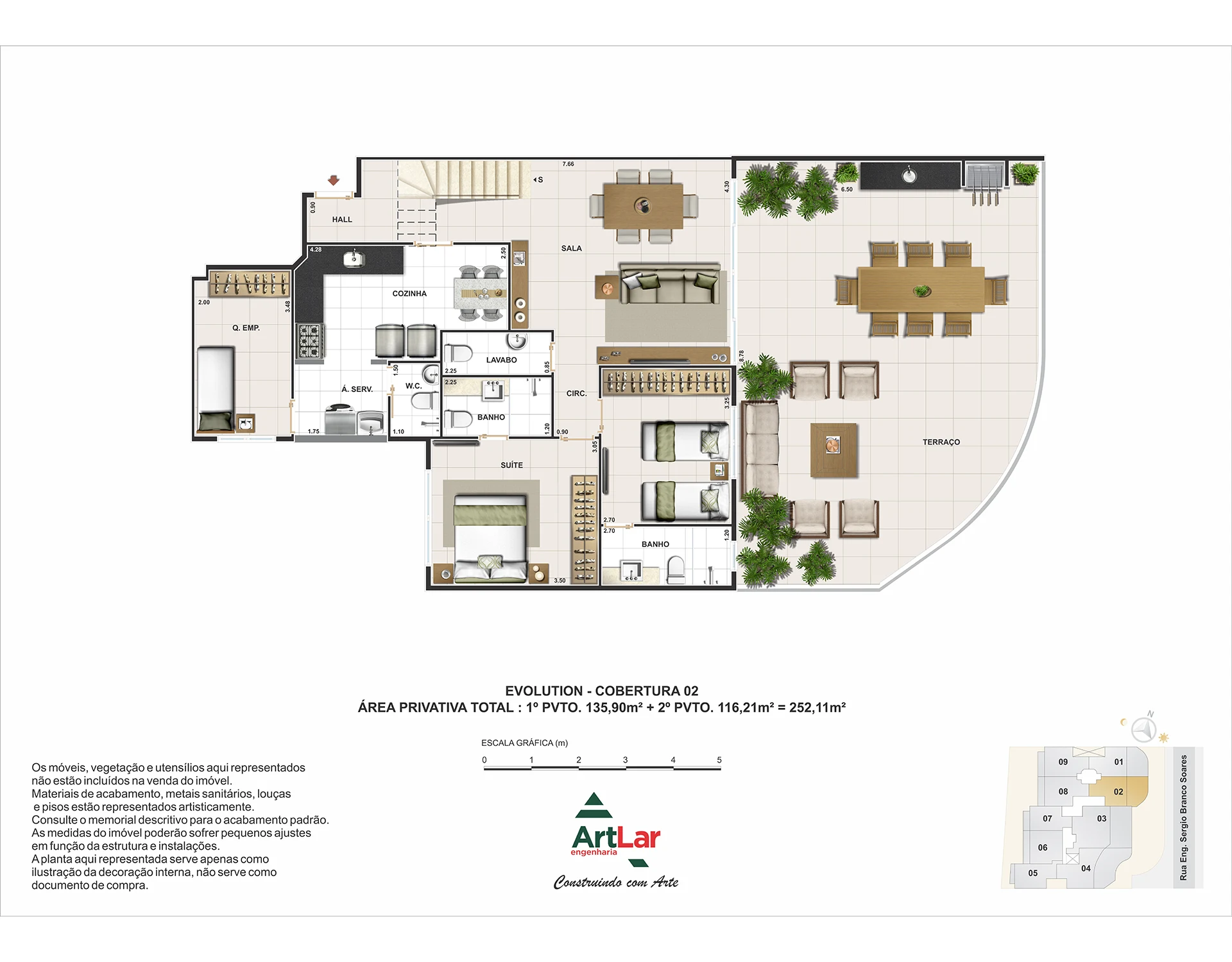 Planta do empreendimento
