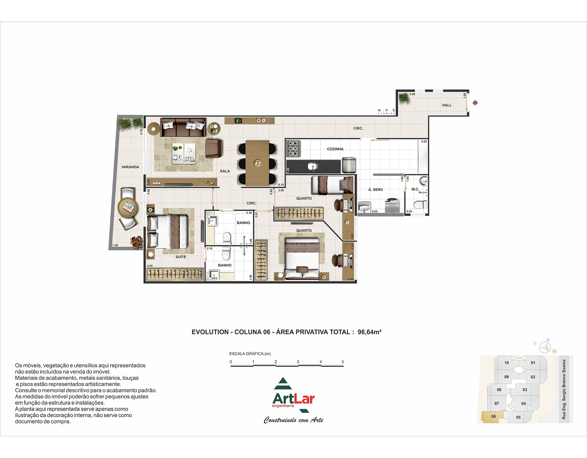 Planta do empreendimento