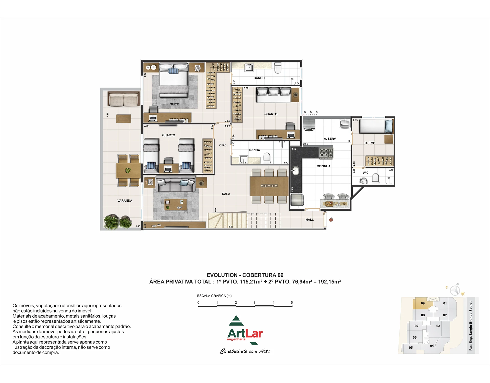 Planta do empreendimento