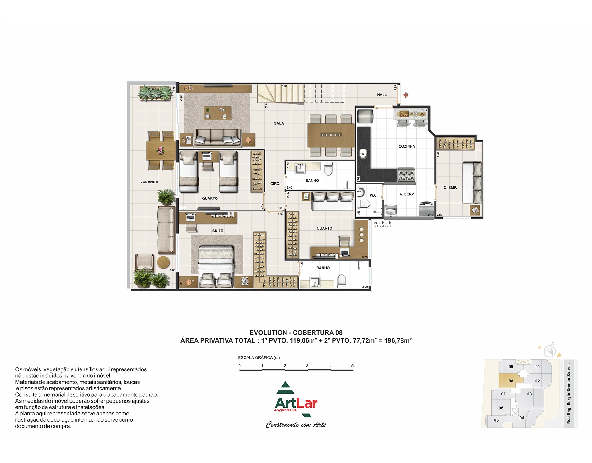 Planta do empreendimento