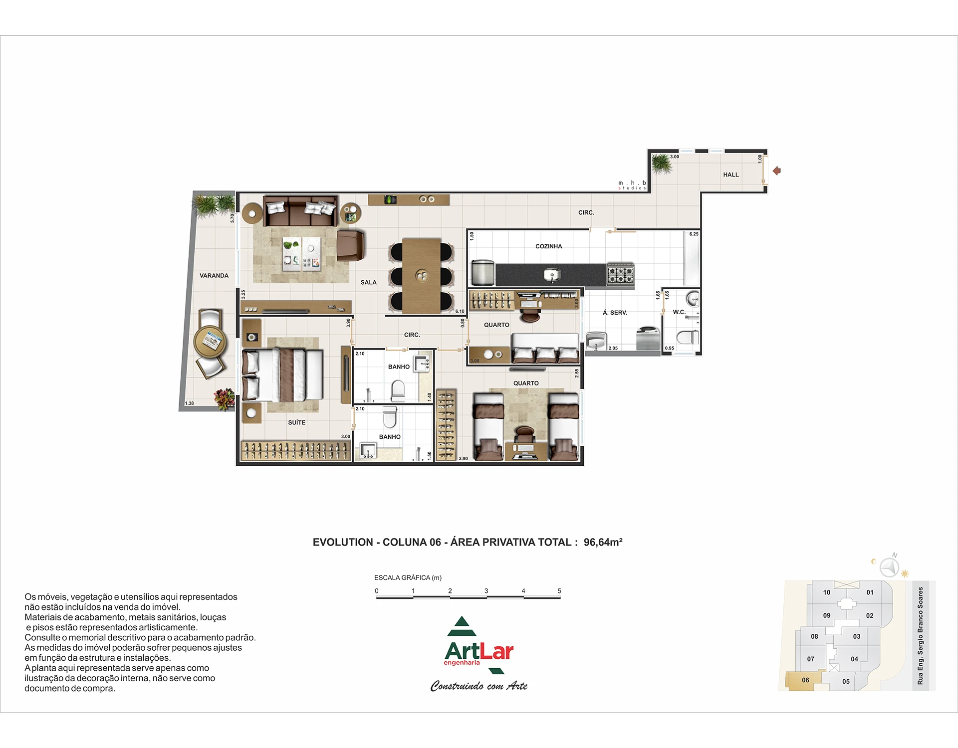 Planta do empreendimento