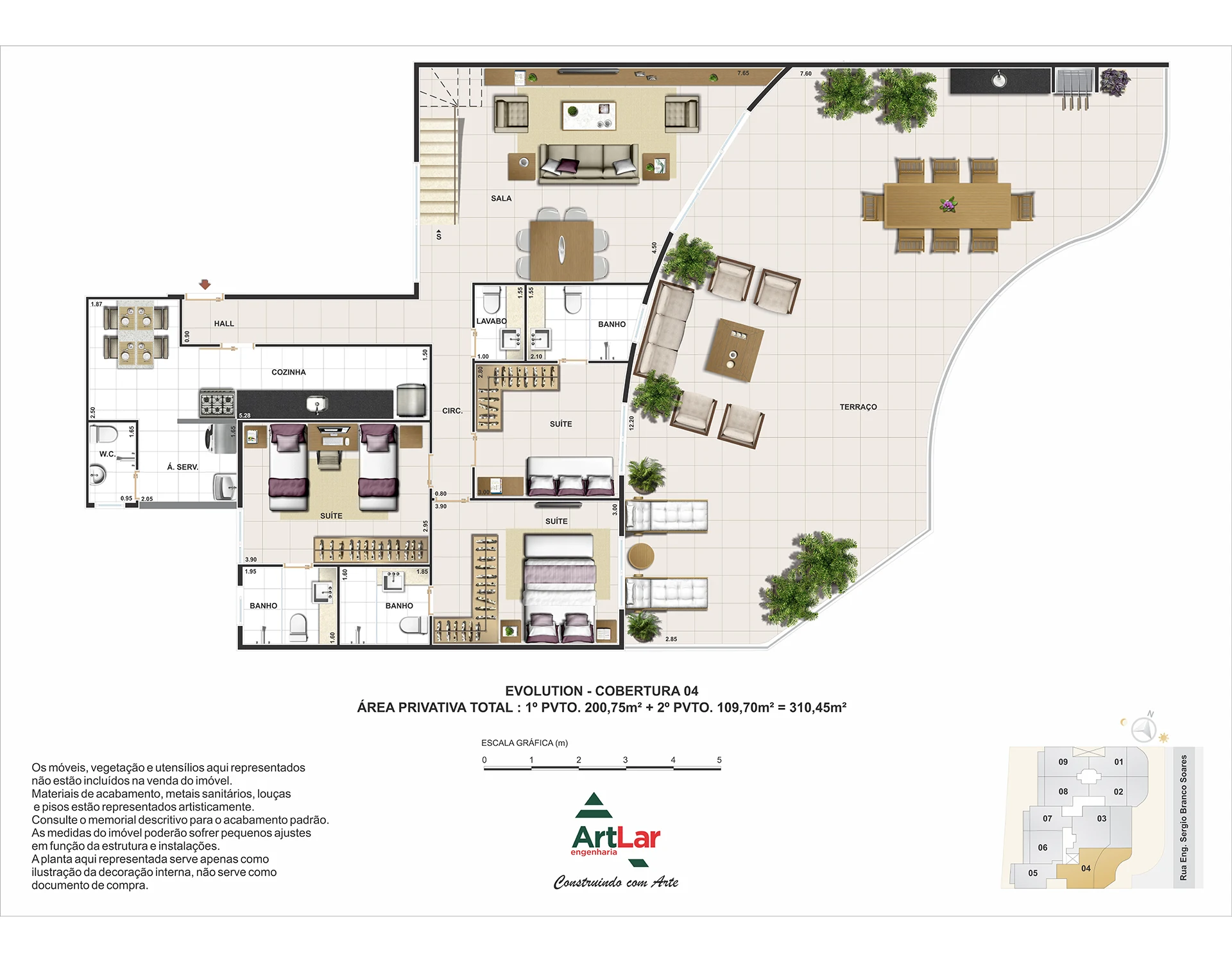 Planta do empreendimento