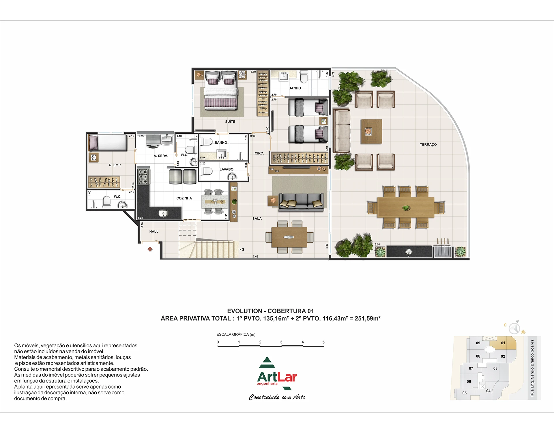 Planta do empreendimento