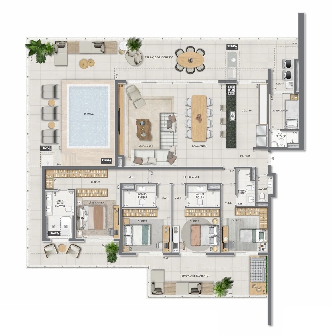 Planta do empreendimento