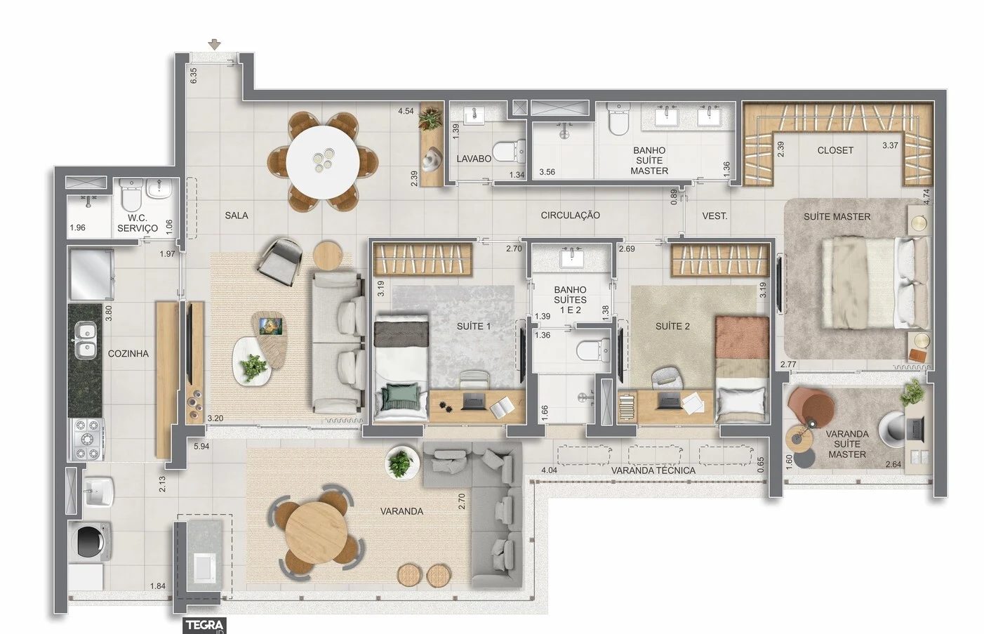 Planta do empreendimento