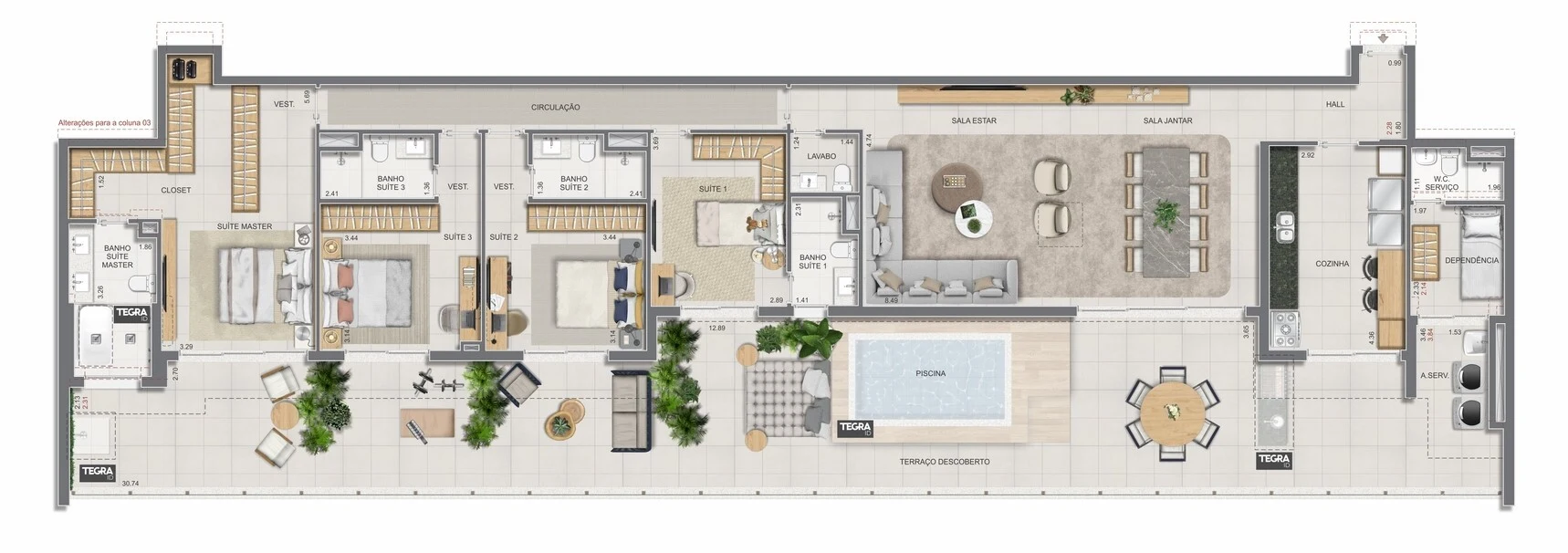 Planta do empreendimento