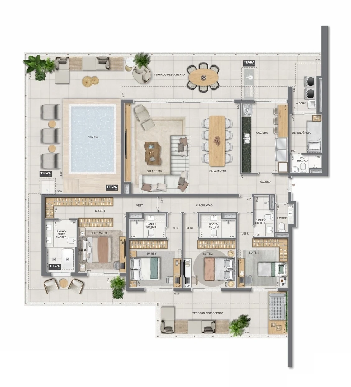 Planta do empreendimento