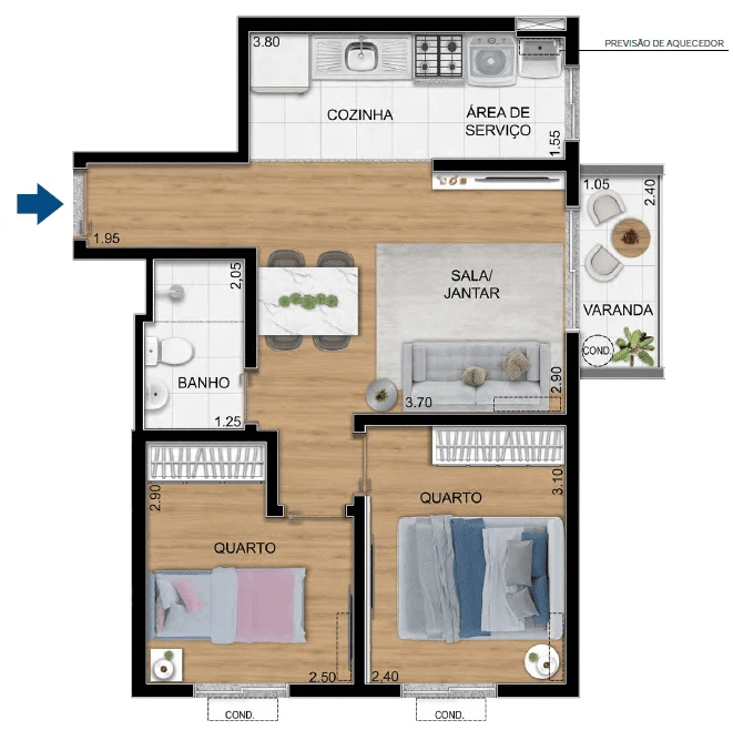 Planta do empreendimento