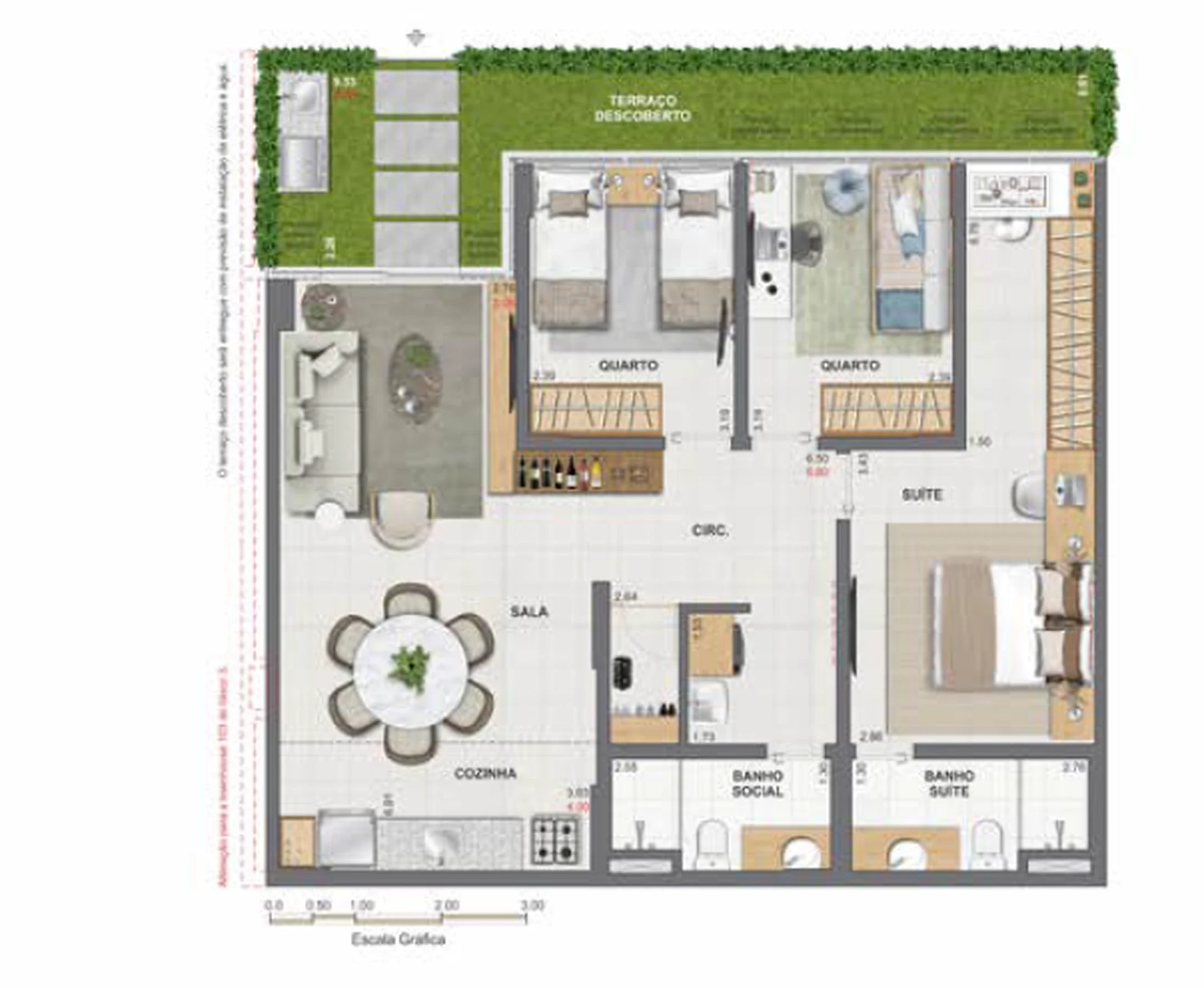 Planta do empreendimento