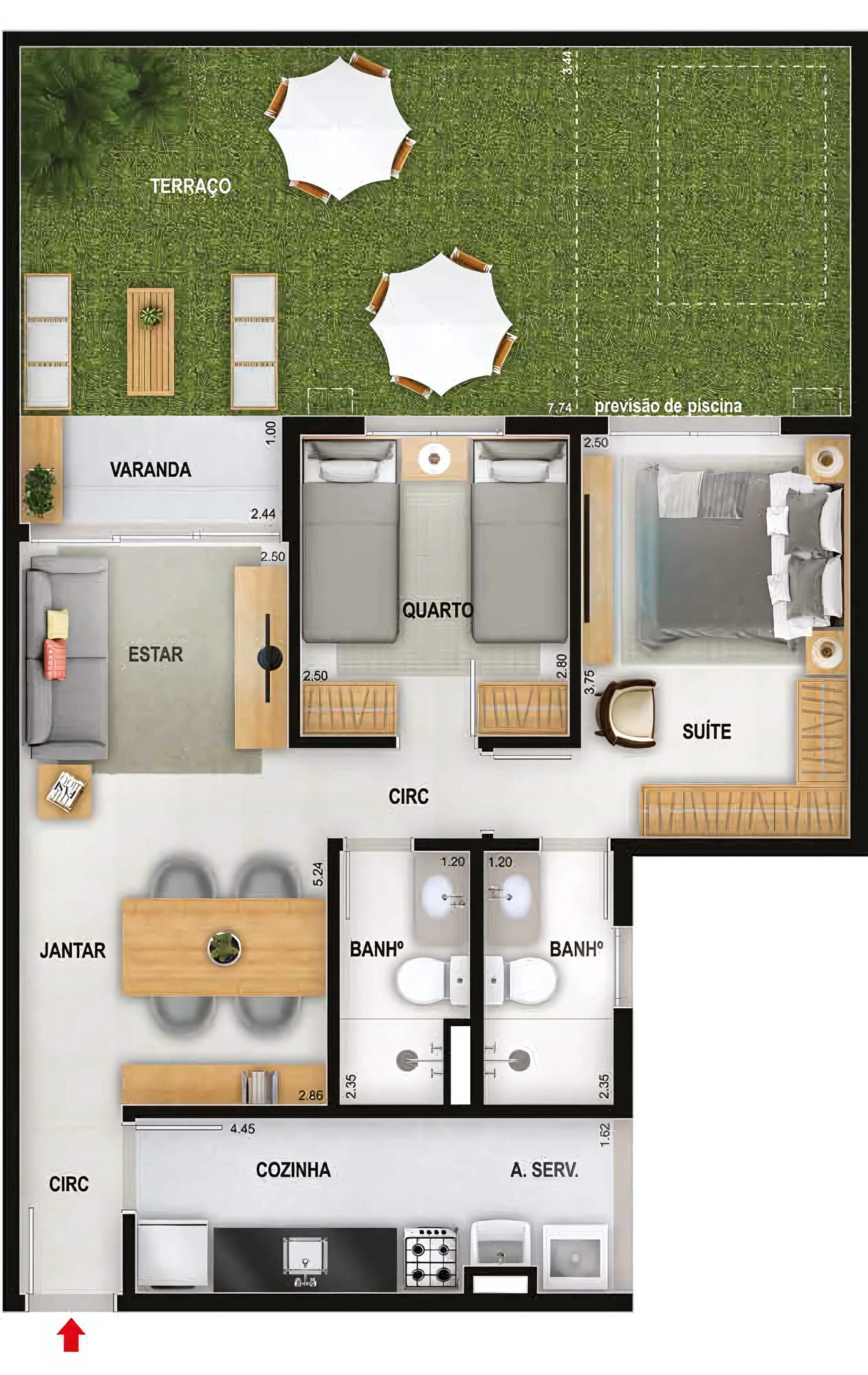 Planta do empreendimento