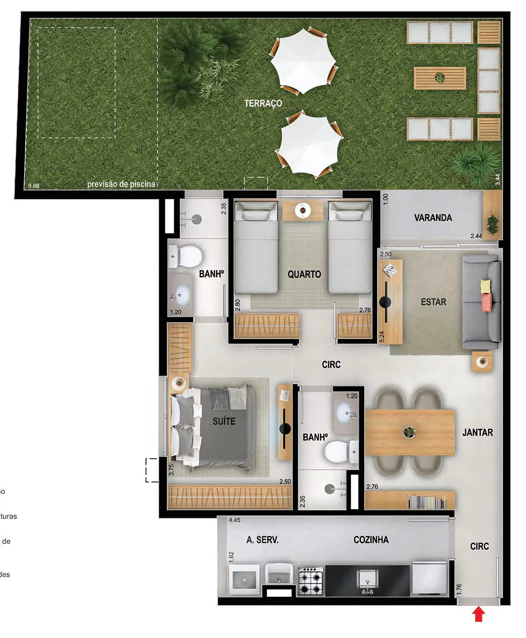Planta do empreendimento