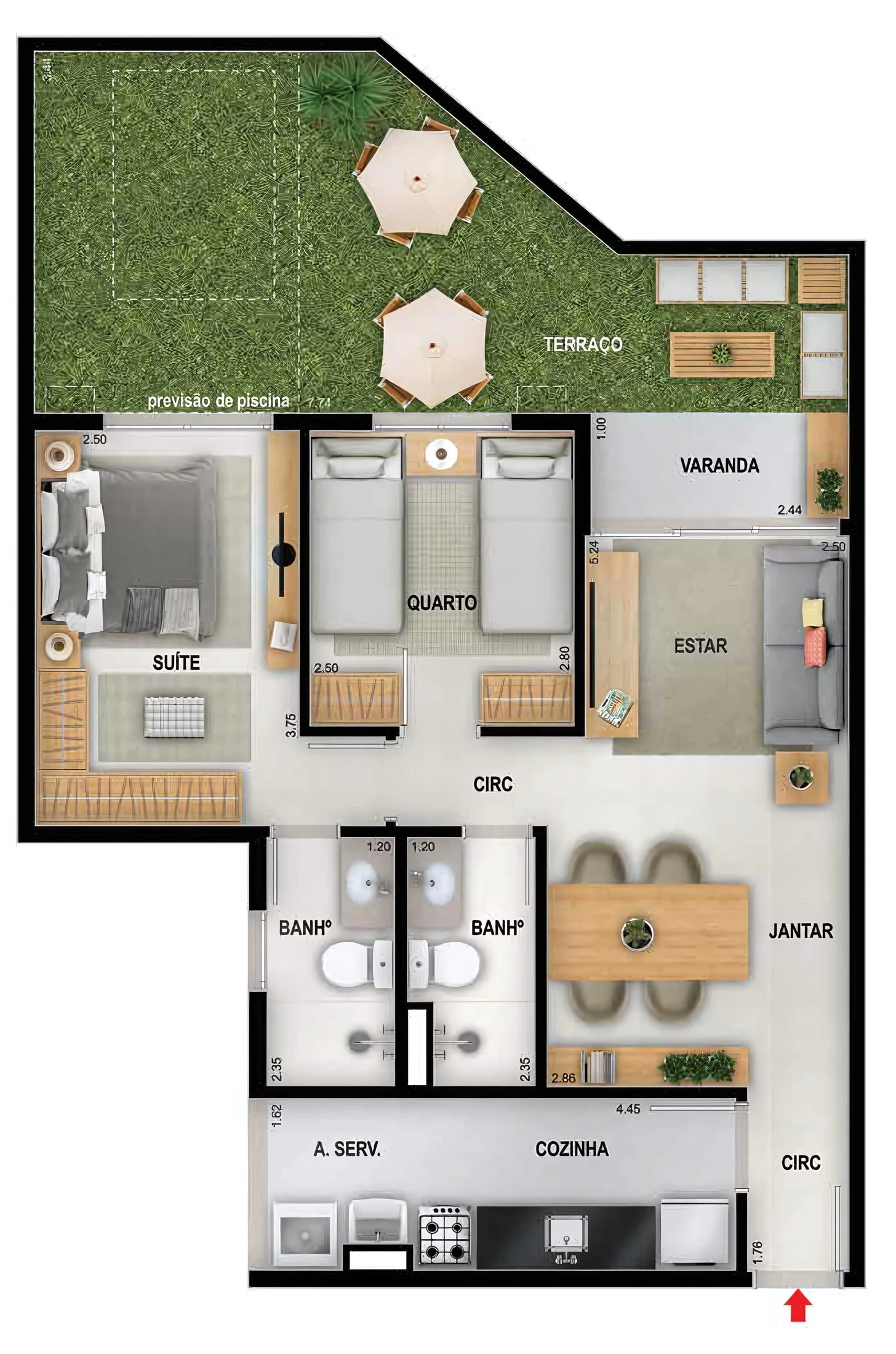Planta do empreendimento