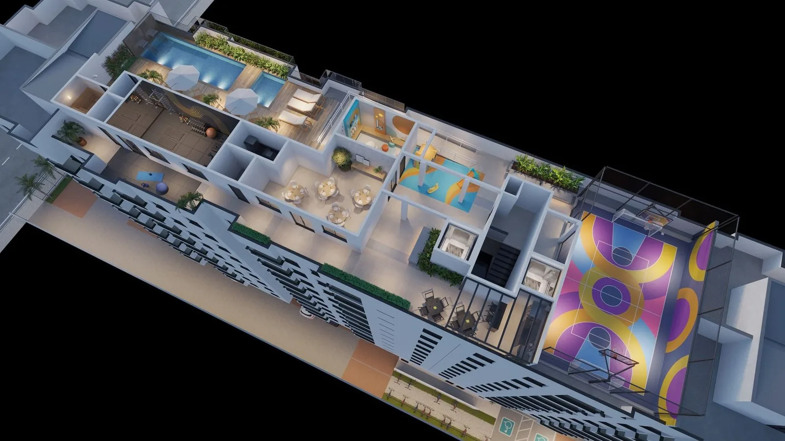 Planta do apartamento — referência LAZER_AÉREO_FINAL