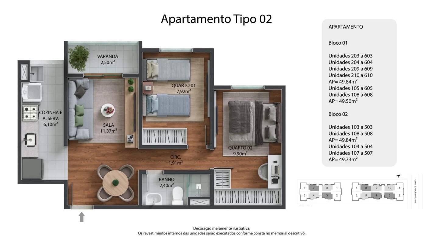 Planta do empreendimento