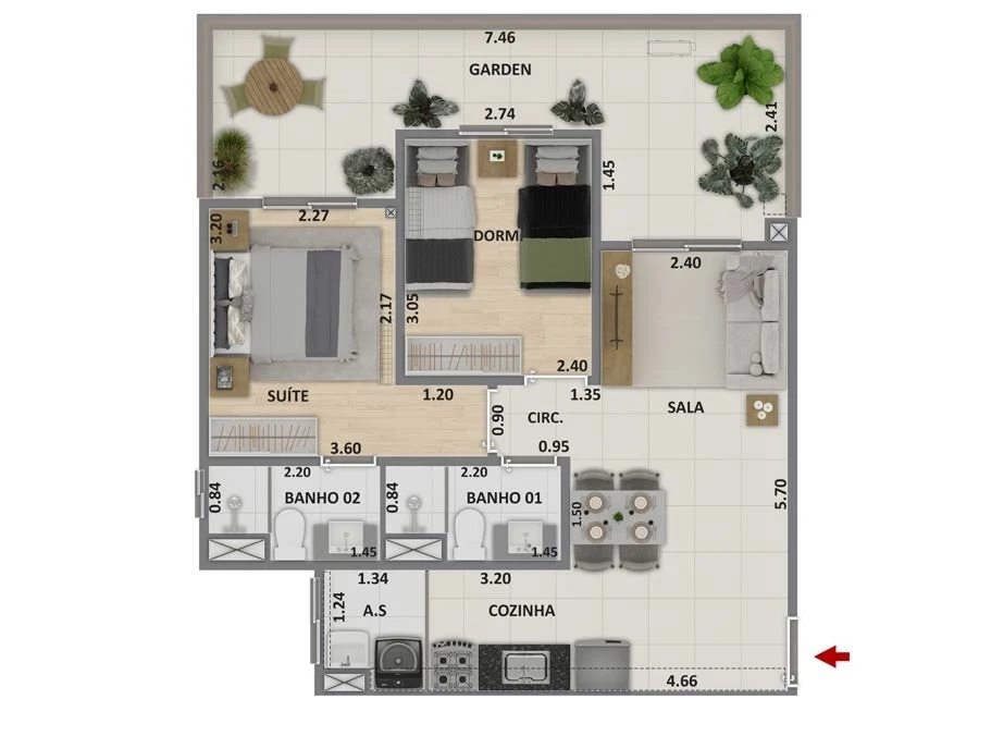 Planta do empreendimento